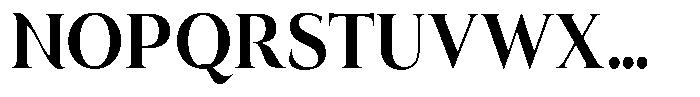 Eritza Bold Semi Condensed Font UPPERCASE
