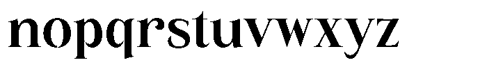 Eritza Bold Semi Condensed Font LOWERCASE