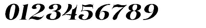 Eritza Bold Semi Expanded Italic Font OTHER CHARS