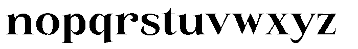 Eritza Bold Font LOWERCASE