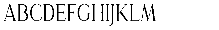 Eritza Condensed Font UPPERCASE