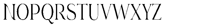 Eritza Condensed Font UPPERCASE