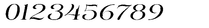 Eritza Expanded Italic Font OTHER CHARS