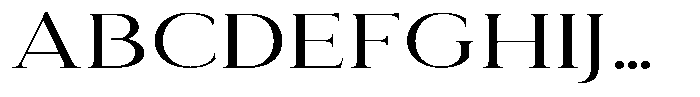 Eritza Expanded Font UPPERCASE