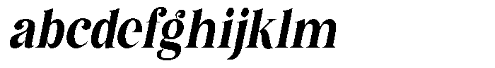 Eritza Extra Bold Condensed Italic FONT