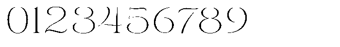 Eritza Extra Light Expanded Font OTHER CHARS