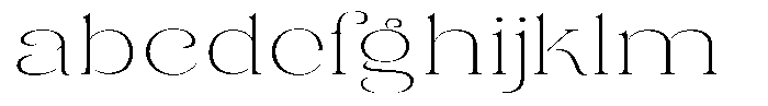 Eritza Extra Light Expanded FONT
