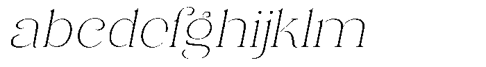 Eritza Extra Light Italic FONT