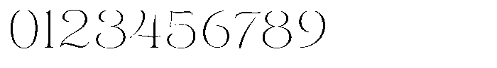 Eritza Extra Light Semi Expanded Font OTHER CHARS