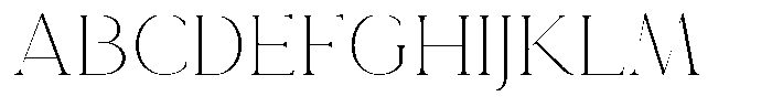 Eritza Extra Light Font UPPERCASE
