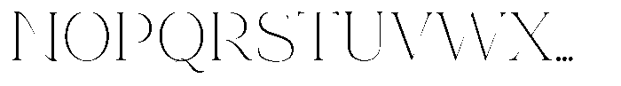 Eritza Extra Light Font UPPERCASE