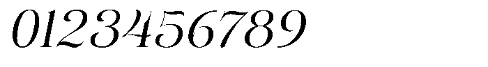 Eritza Italic Font OTHER CHARS