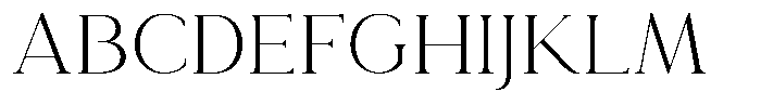 Eritza Light Font UPPERCASE