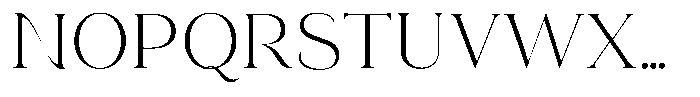 Eritza Light Font UPPERCASE