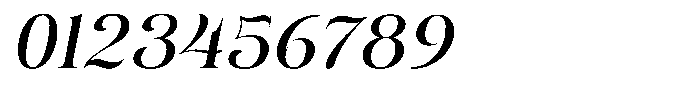Eritza Medium Italic Font OTHER CHARS