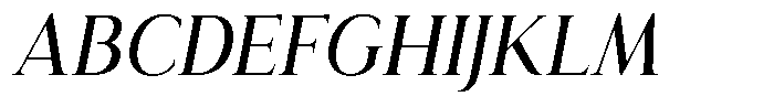 Eritza Medium Semi Condensed Italic Font UPPERCASE