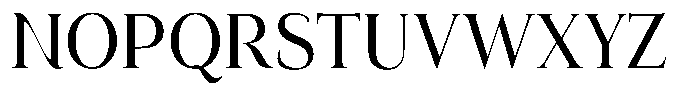 Eritza Medium Semi Condensed Font UPPERCASE
