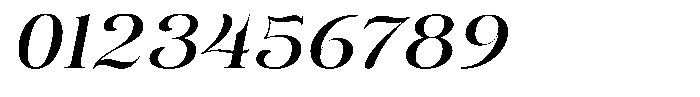 Eritza Medium Semi Expanded Italic Font OTHER CHARS