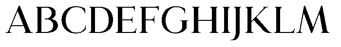 Eritza Medium Font UPPERCASE