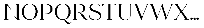 Eritza Regular Font UPPERCASE