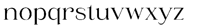 Eritza Regular Font LOWERCASE