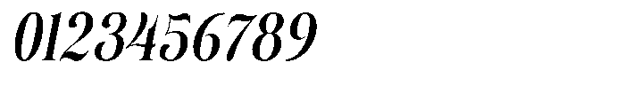 Eritza Semi Bold Condensed Italic Font OTHER CHARS