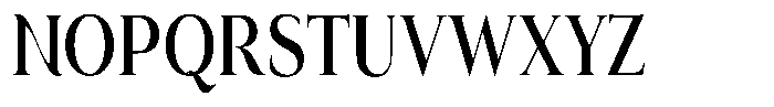 Eritza Semi Bold Condensed Font UPPERCASE