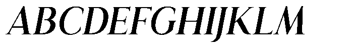 Eritza Semi Bold Semi Condensed Italic Font UPPERCASE