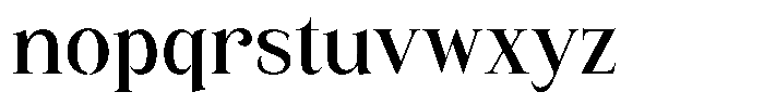 Eritza Semi Bold Semi Condensed Font LOWERCASE