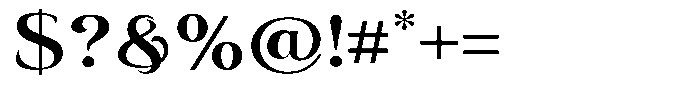 Eritza Semi Bold Semi Expanded Font OTHER CHARS