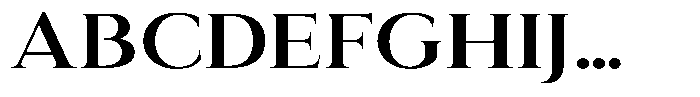 Eritza Semi Bold Semi Expanded Font UPPERCASE