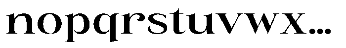 Eritza Semi Bold Semi Expanded Font LOWERCASE