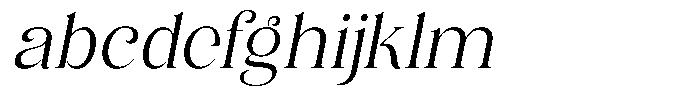Eritza Semi Condensed Italic FONT