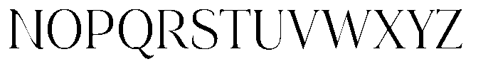 Eritza Semi Condensed Font UPPERCASE