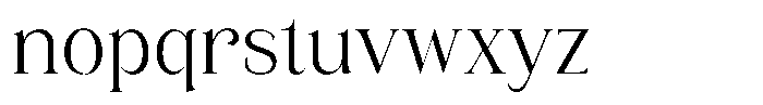 Eritza Semi Condensed Font LOWERCASE