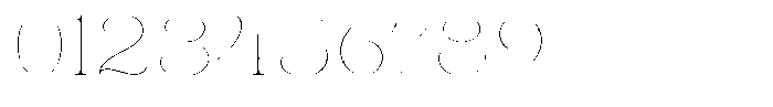 Eritza Thin Expanded Font OTHER CHARS