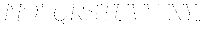 Eritza Thin Italic Font UPPERCASE
