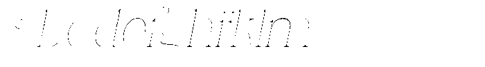 Eritza Thin Semi Condensed Italic FONT
