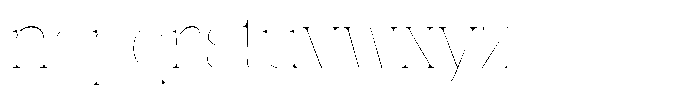 Eritza Thin Semi Condensed Font LOWERCASE