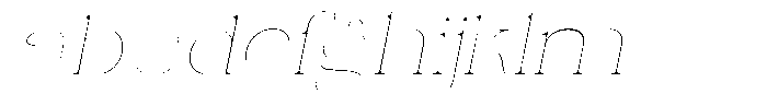 Eritza Thin Semi Expanded Italic FONT