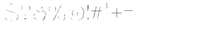 Eritza Thin Semi Expanded Font OTHER CHARS