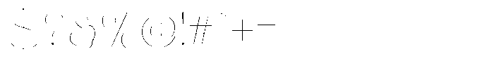 Eritza Thin Font OTHER CHARS