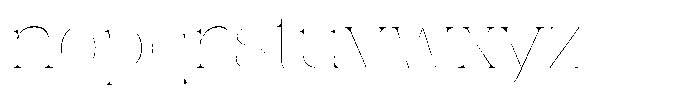 Eritza Thin Font LOWERCASE