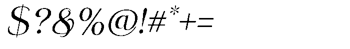 Eritza Var Black Italic Font OTHER CHARS