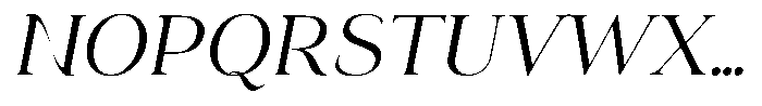 Eritza Var Black Italic Font UPPERCASE
