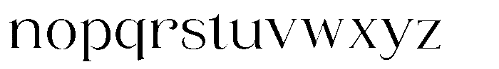 Eritza Var Black Font LOWERCASE