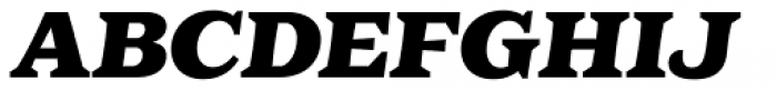 Eroika Slab Bold Italic Font UPPERCASE