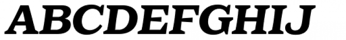 Eroika Slab Medium Italic Font UPPERCASE