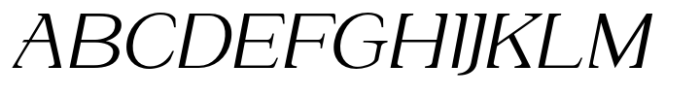 Eronita  Light Alt Slant Font UPPERCASE