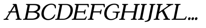 Eronita  Light Contrast Slant Font UPPERCASE